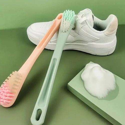 Buuttr long handle shoe cleaning brush